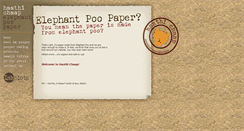 Desktop Screenshot of elephantpoopaper.com